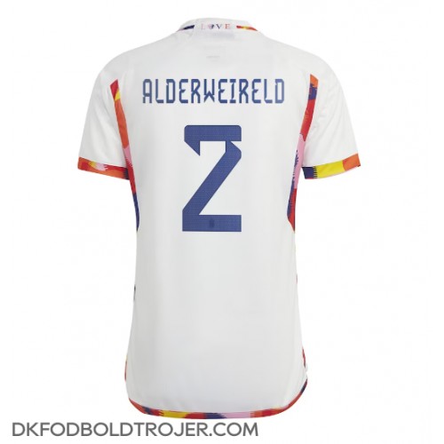 Billige Belgien Toby Alderweireld #2 Udebane Fodboldtrøjer VM 2022 Kortærmet